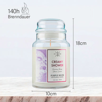 Soy Wax Scented Candle, 140-Hour Burn Time
