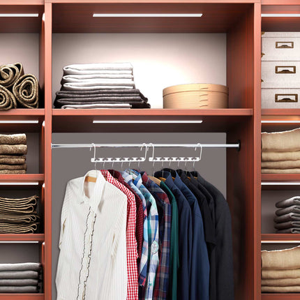 Space-saving metal hangers - set of 6