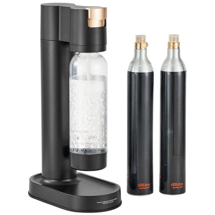 Sparkling Water Maker Kit – 1L Bottle, 2 CO2 Cylinders