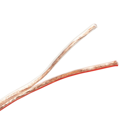 Reproduktorový kabel 2x1.5 100m průhledný
