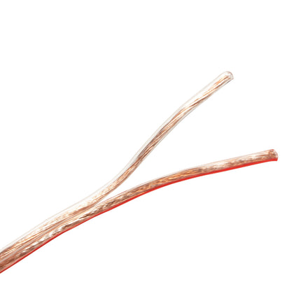 Reproduktorový kabel 2x2.5 25m průhledný