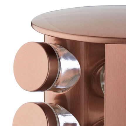 Spice rack with 12 pcs. glass jars