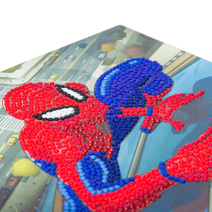 Obrázek s krystaly Spider-Man, 18 X 18 Cm