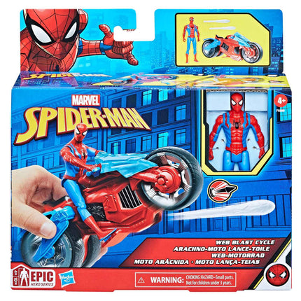 Herní set Spider-Man s vozidlem a akční figurkou 10 cm