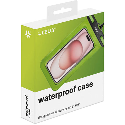 Splashbag vodotěsné pouzdro IP68 max 6.9" zelená