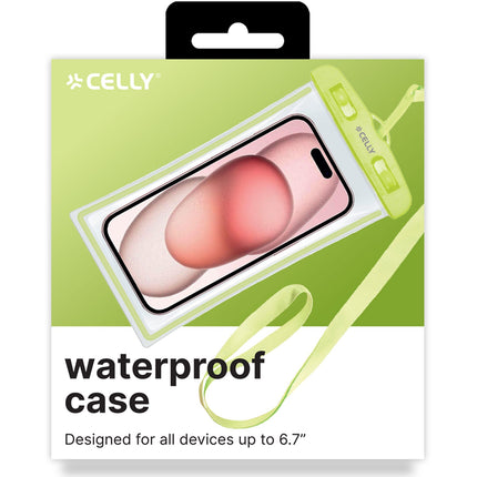 Splashbag vodotěsné pouzdro IPX8 max 6.5" zelená