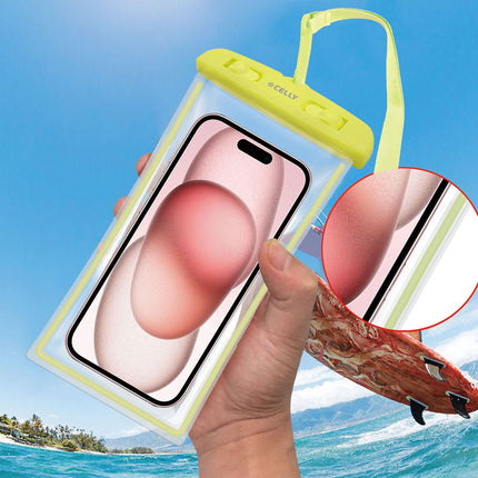 Splashbag vodotěsné pouzdro IPX8 max 6.5" zelená
