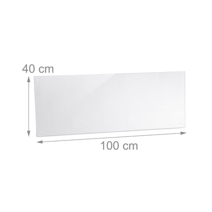 Zástěna proti stříkání do kuchyně 100 cm