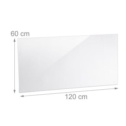 Zástěna proti stříkání do kuchyně 120 cm