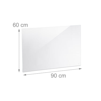 Zástěna proti stříkání do kuchyně 90 cm