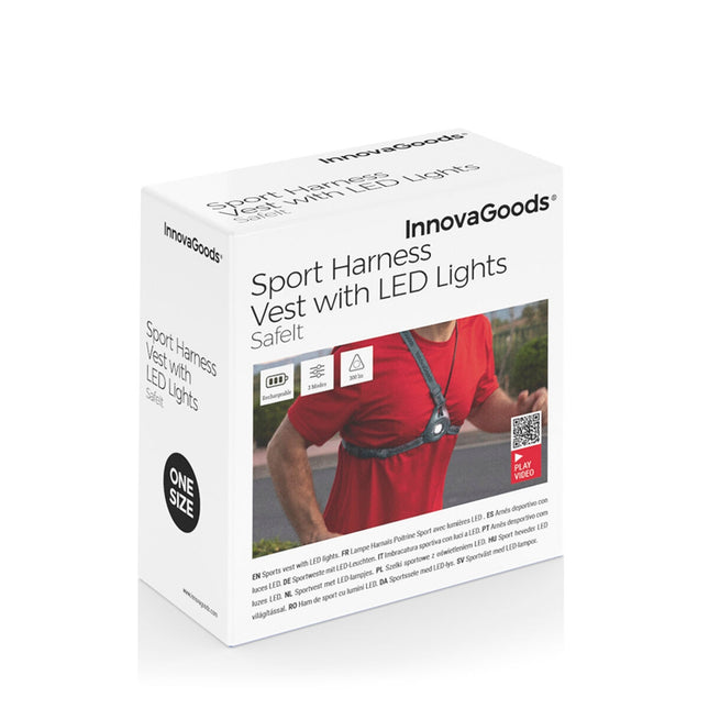Sportovní postroj s LED světly Safelt InnovaGoods