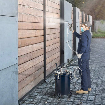 Spray Paint Pressure Pot Tank, 30L 8 Gal, 70 PSI Mixer