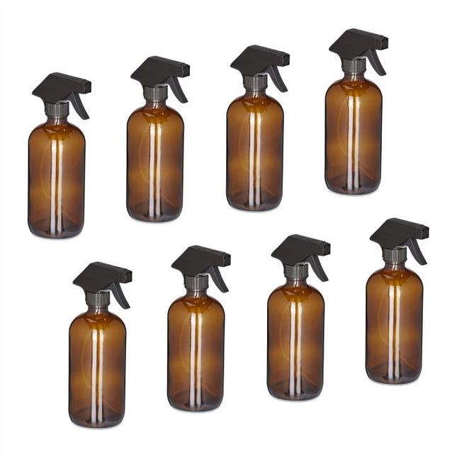 Spuitfles Glas 500 ml Set van 8