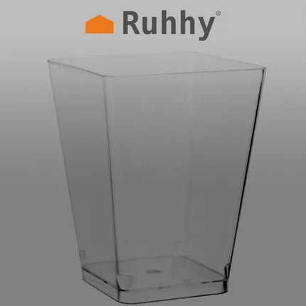 Čtvercové kelímky – 50 ks 120ml Ruhha 21164