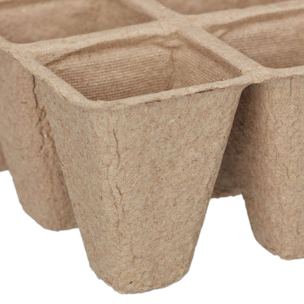 Square fiber pots