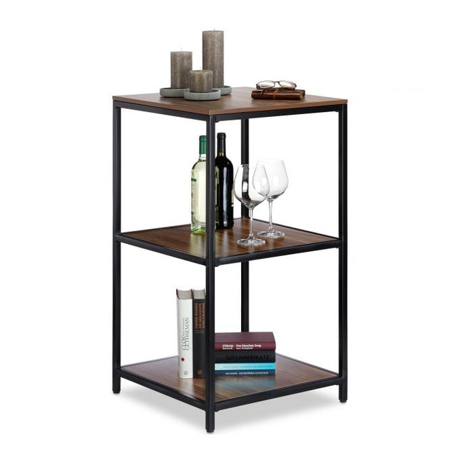 Square floor standing shelf 3 shelves