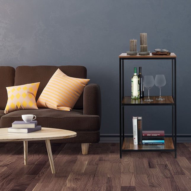 Square floor standing shelf 3 shelves