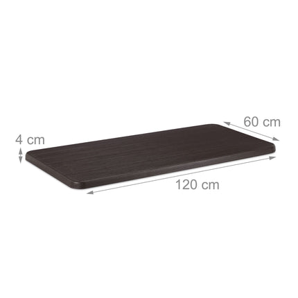 Square wooden garden table