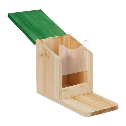 Dřevěné krmítko pro veverky