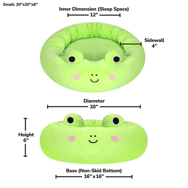 Pelíšek pro mazlíčky Squishmallows Wendy The Frog, 50 Cm
