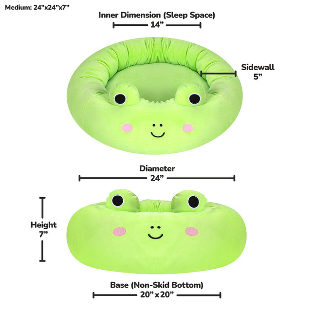 Pelíšek pro mazlíčky Squishmallows Wendy The Frog, 60 Cm