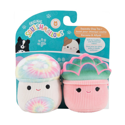 Pískací plyšová hračka pro psy Squishmallows, 2 ks, 9 Cm
