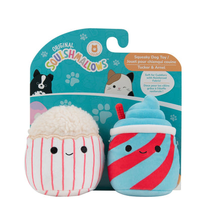Pískací plyšová hračka pro psy Squishmallows, 2 ks, 9 Cm