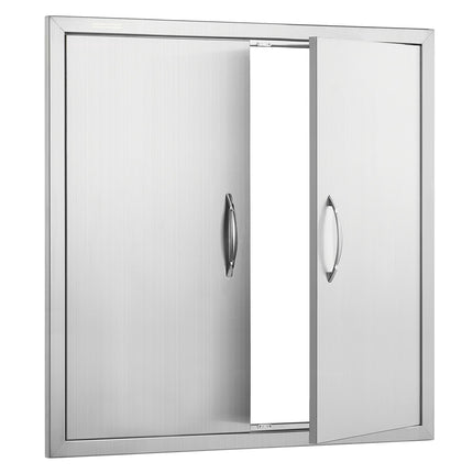 Stainless Steel BBQ Access Door, Double, 31x31 in