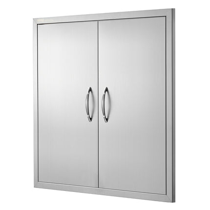 Stainless Steel BBQ Access Door, Double, 31x31 in