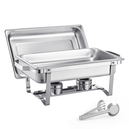 Stainless Steel Chafing Dish Set, 8 Qt, 2 Pack