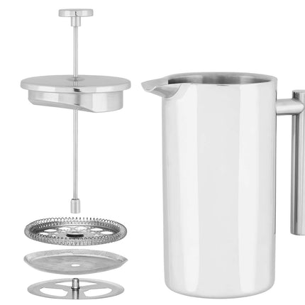 Stainless Steel Coffee Press, 1 Liter Capacity