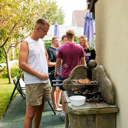 Nerezové kuchyňské kleště, sada 3 ks, na grilování