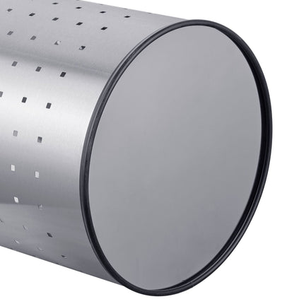 Stainless Steel Laundry Bin with Lid, 42 Liters