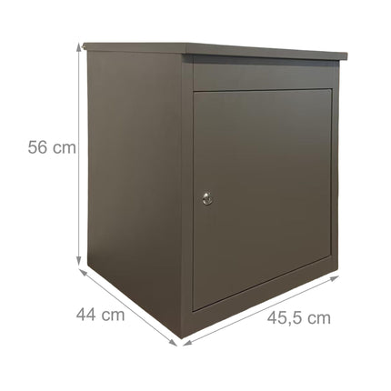 Stainless Steel Parcel Box – Wall/Floor Mountable