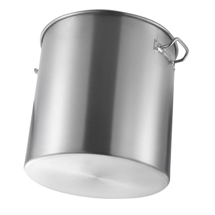 Stainless Steel Stockpot, 84 Qt, Basket and Lid