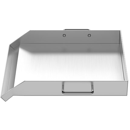 Stainless Steel Stove Top Griddle, 16 x 18 Inch, Triple Burner