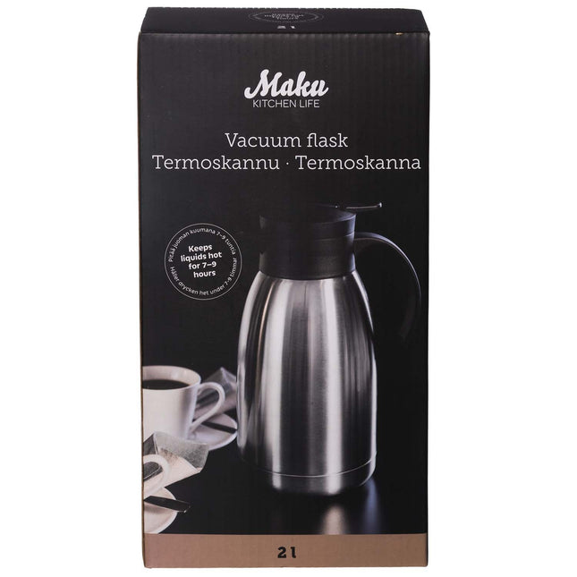 Nerezová termoska, objem 2.0 l