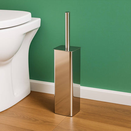 Edelstahl-Toilettenbürstengarnitur mit Halter