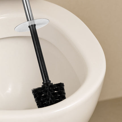 Nerezová sada WC štětky s nástěnným úchytem