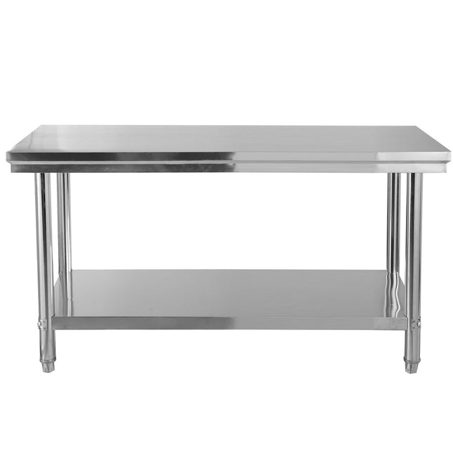 Edelstahl Küchentisch Arbeitstisch Gastrotisch Edelstahltisch 122x61x90cm