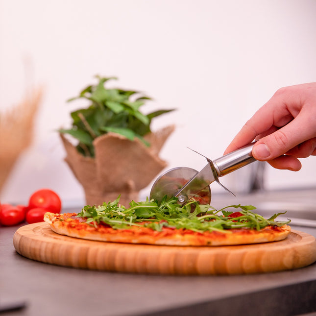 Pizzaschneider aus Edelstahl