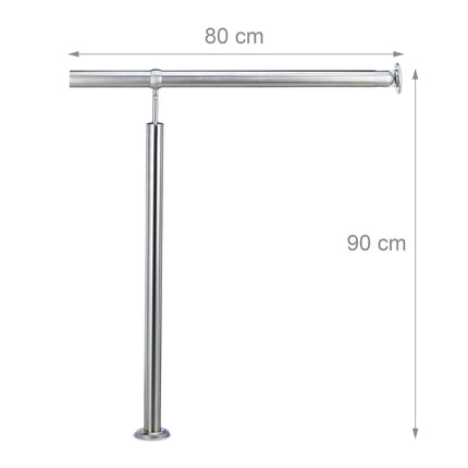 Stainless steel stair railings