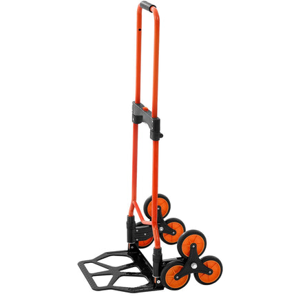 Stair Climbing Cart, 54 kg, Foldable 6-Wheel Dolly