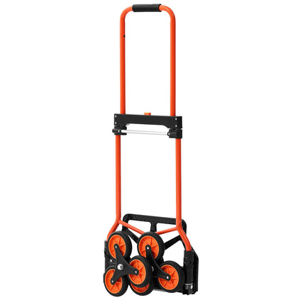 Stair Climbing Cart, 54 kg, Foldable 6-Wheel Dolly