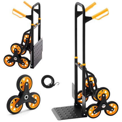 Stair Climbing Hand Truck, 150 kg, Folding 6-Wheel