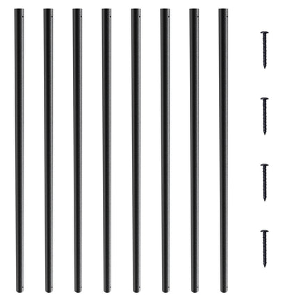 Staircase Metal Balusters, Aluminum 3/4in x 32in, 101-Pack