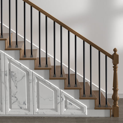 Staircase Metal Balusters, Aluminum 3/4in x 32in, 101-Pack