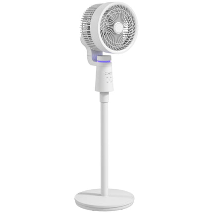 Stojanový ventilátor s dálkovým ovládáním, 3 rychlosti, oscilace 70/90