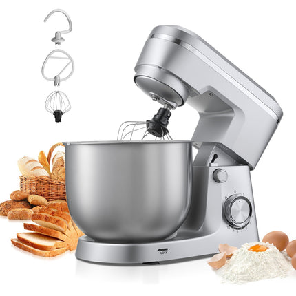 Stand Mixer 5.7L, 1500W, 10-Speed Tilt-Head, Stainless Steel Bowl