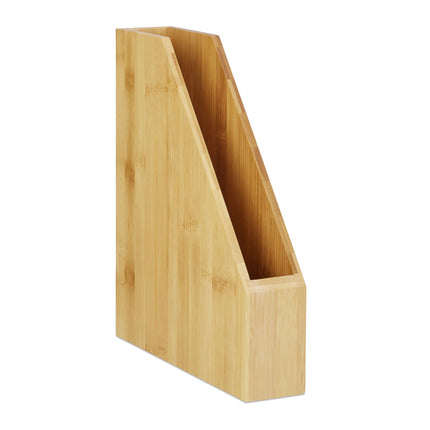 Stojanový bambusový pořadač na dokumenty